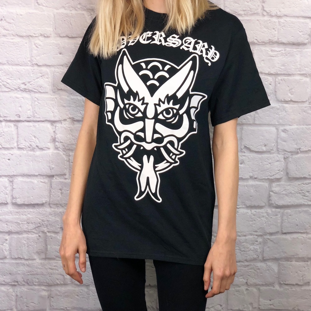 Adversary traditional art t shirt devil